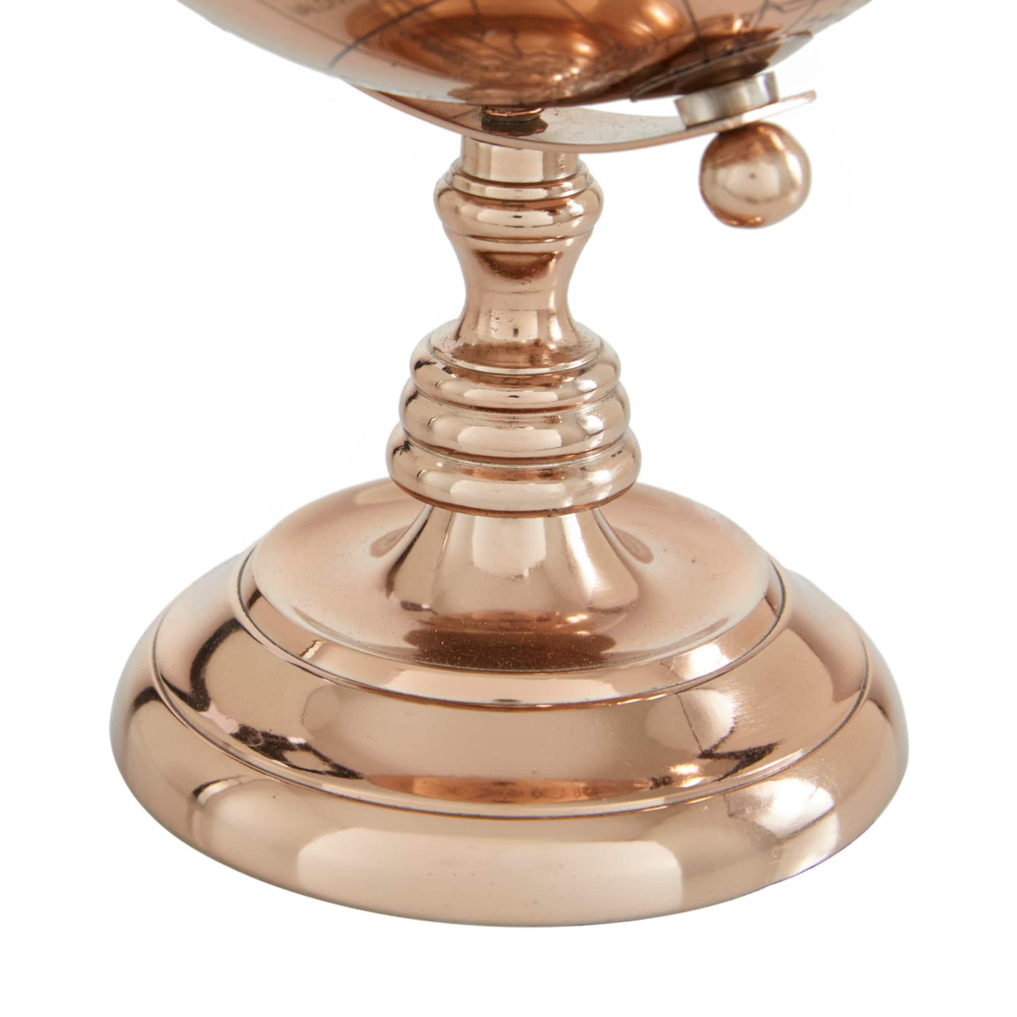 11" Rose Gold Aluminum Traditional Globe